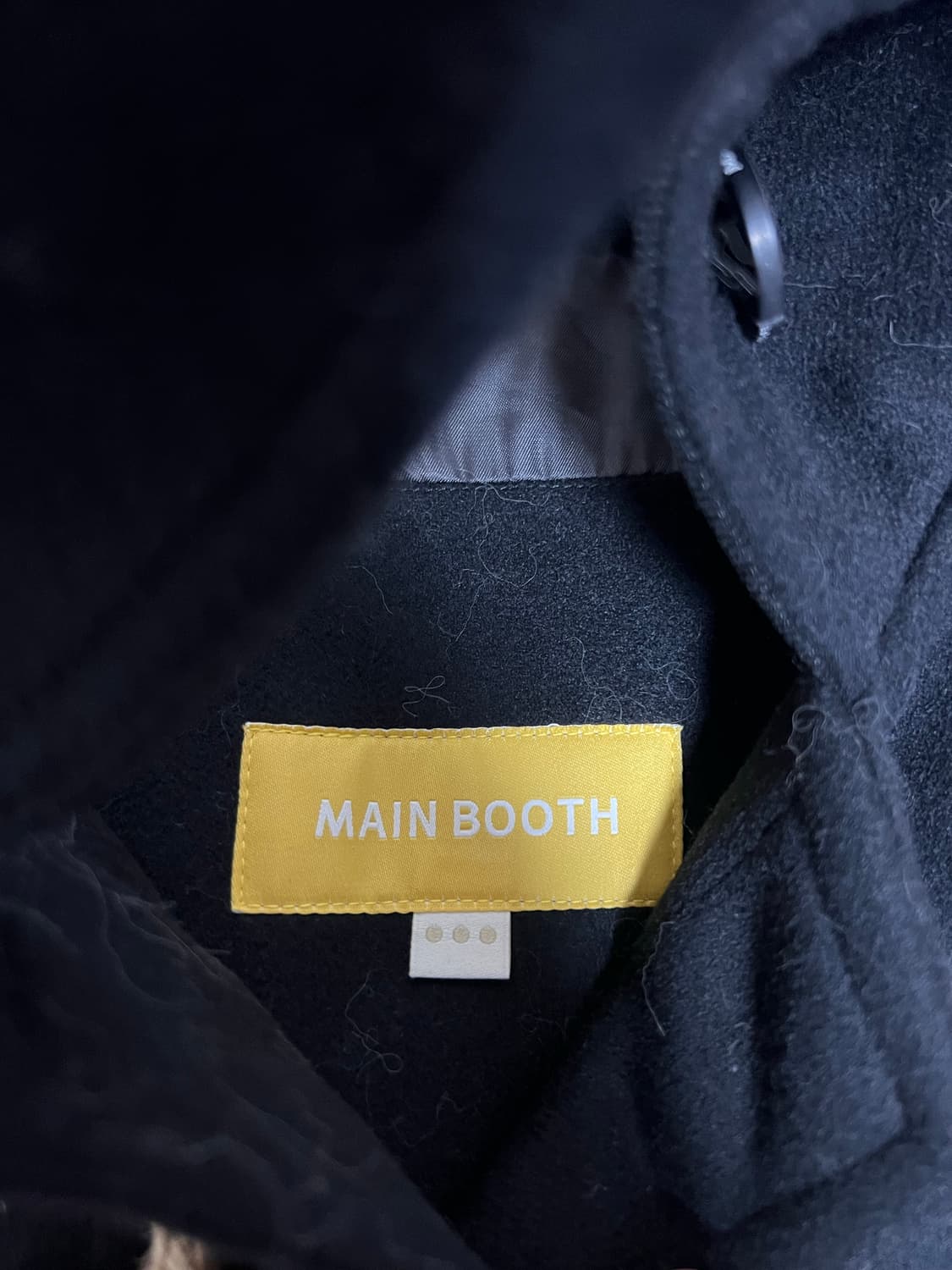 메인부스 하프더플코트 블랙 3사이즈 상품이미지6