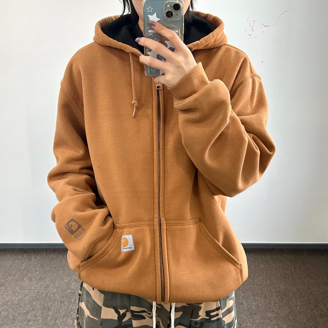 Carhartt 칼하트 래인디팬서 된장써멀 후드집업  상품이미지2