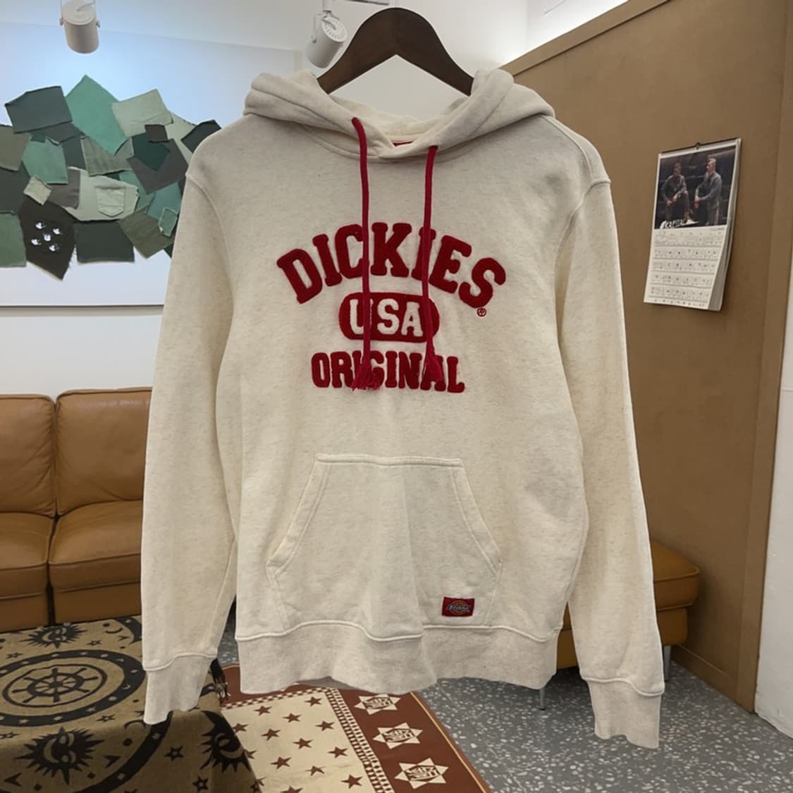 디키즈 올드스쿨 레트로 00's 약기모 후드티 S/M C08603 상품이미지3