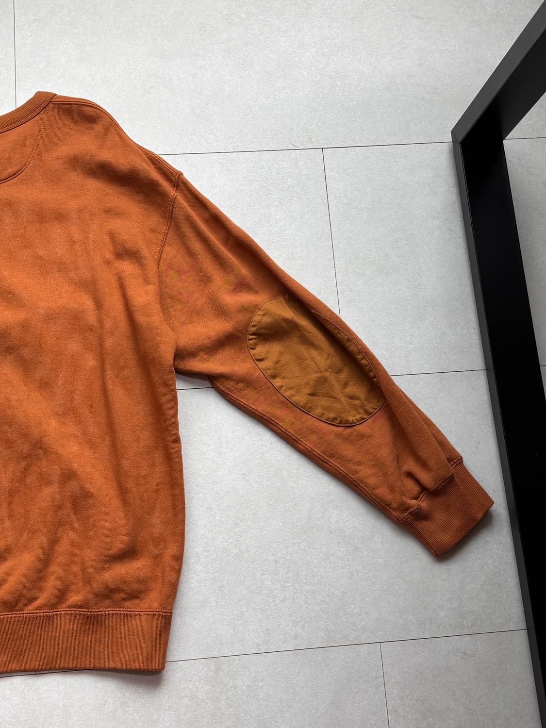 UNIQLO × JW앤더슨 브릭 브라운 엘보패치 맨투맨 XL 상품이미지7