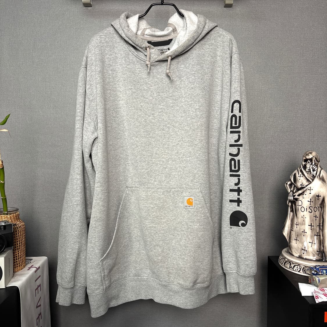 칼하트 레터링 후드티 상품이미지2