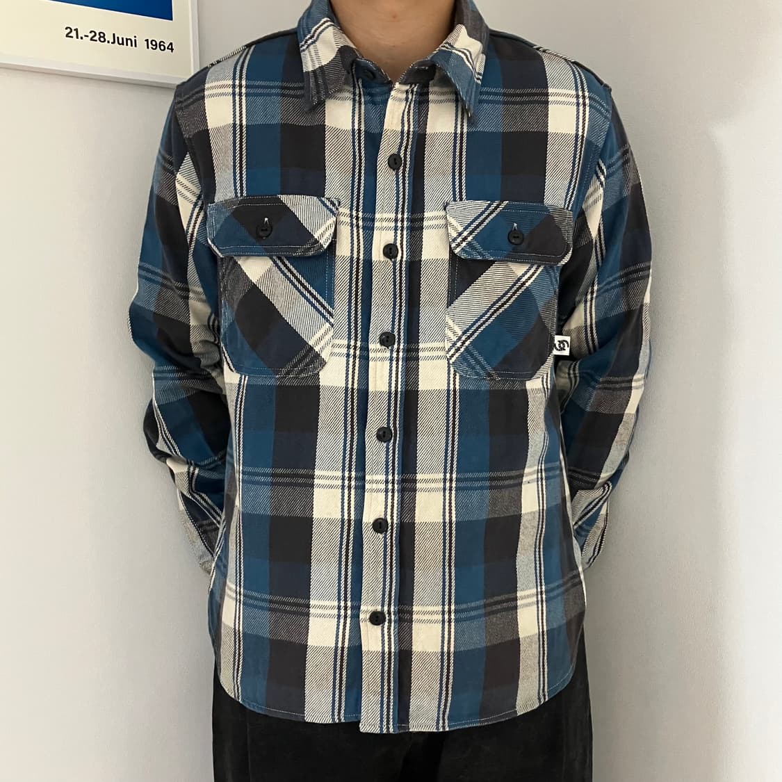 베이프 플란넬 체크 셔츠 bape 상품이미지1