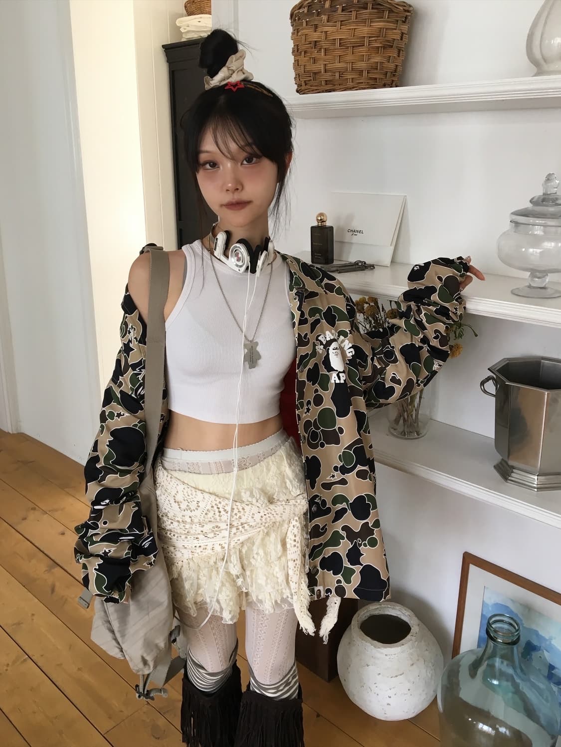 베이프 황계 스타 카모 자켓 상품이미지6