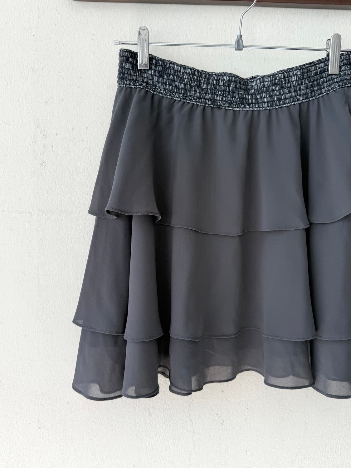 Charcoal gray cancan midi skirt 상품이미지8
