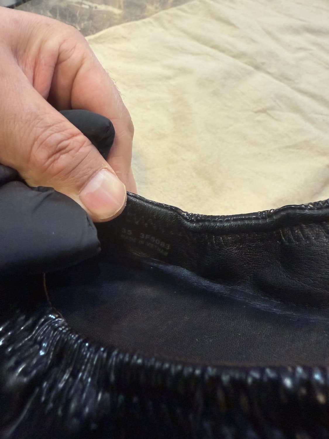 35/230 정품 프라다 리본 플렛슈즈 팝니다 상품이미지6