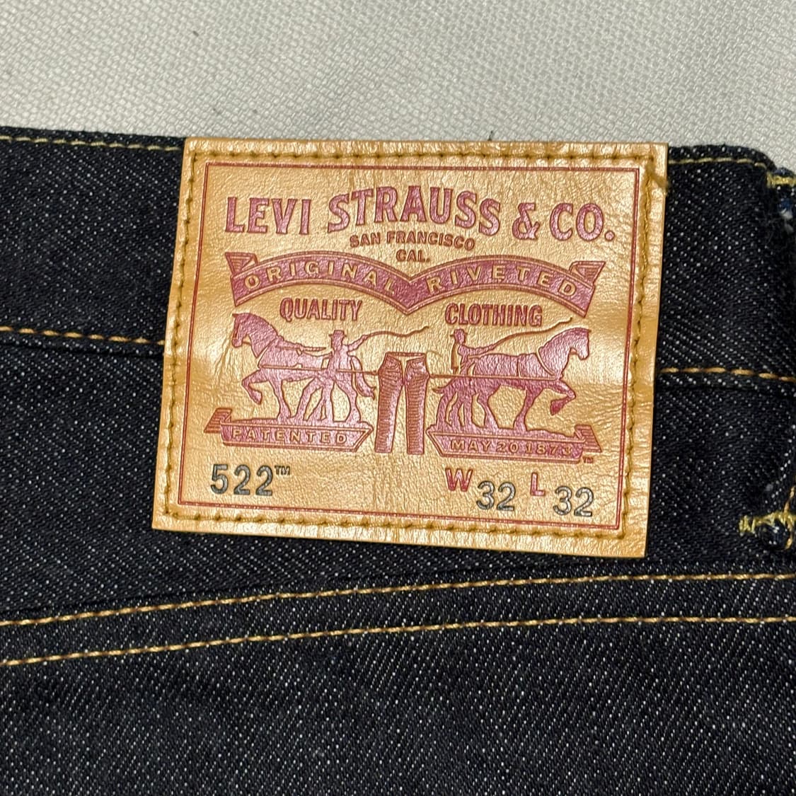 M 준야 와타나베 X 리바이스 가죽 패치 데넴 팬츠 상품이미지7