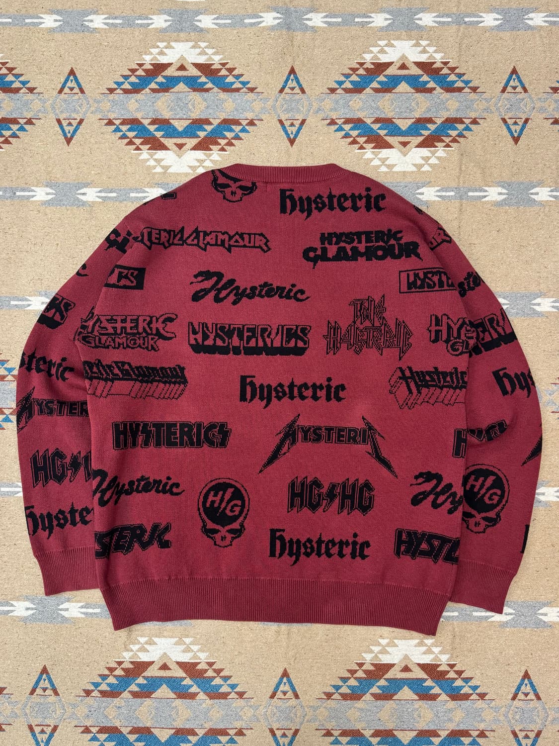 [L] 히스테릭글래머 로고 니트 스웨터 상품이미지5