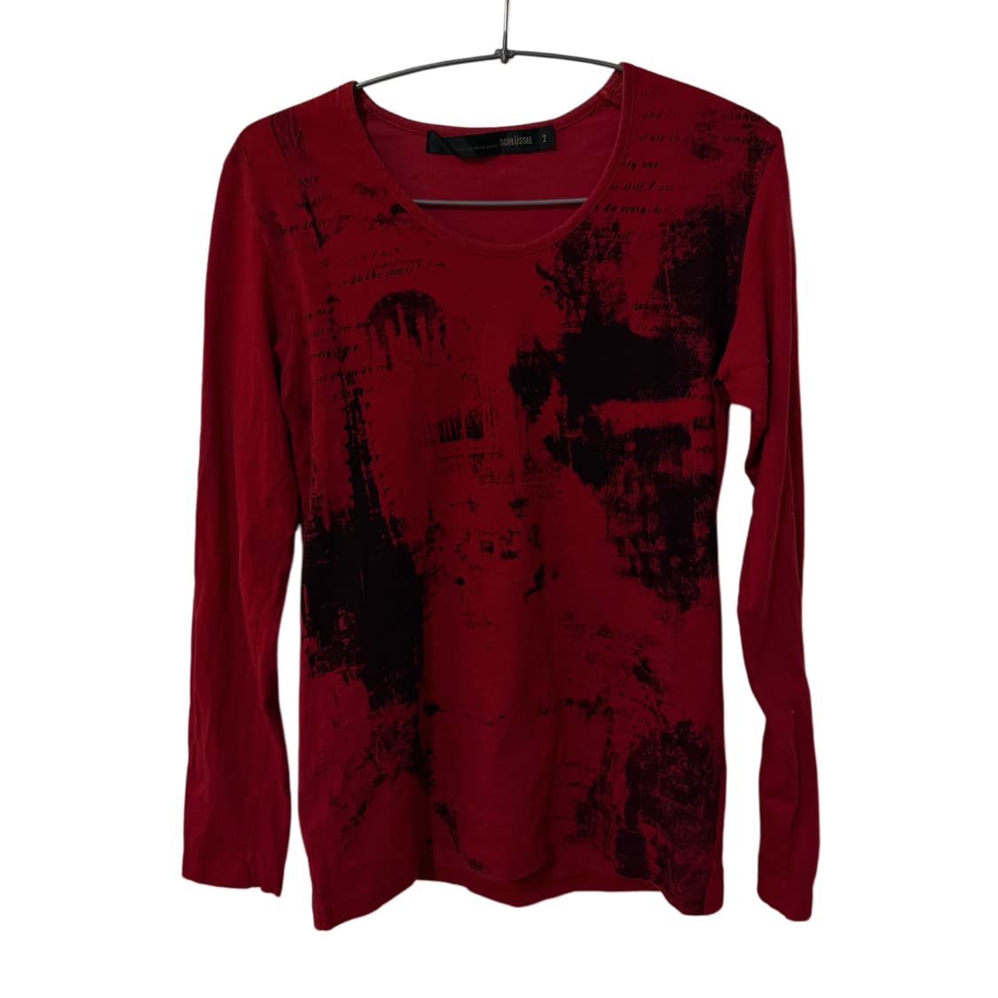 SCHLÜSSEL 슈리셀 펑크 그래픽 티셔츠 상품이미지2