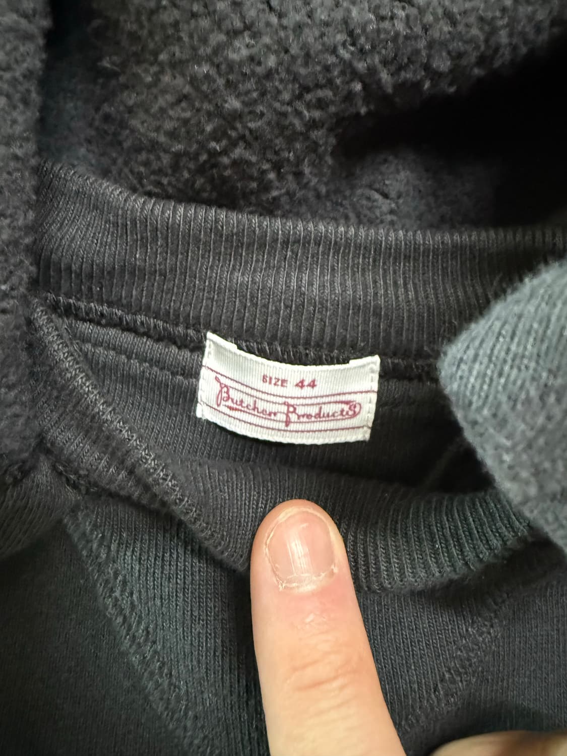 타임원클로딩 부처프러덕트 후드 44사이즈 상품이미지2