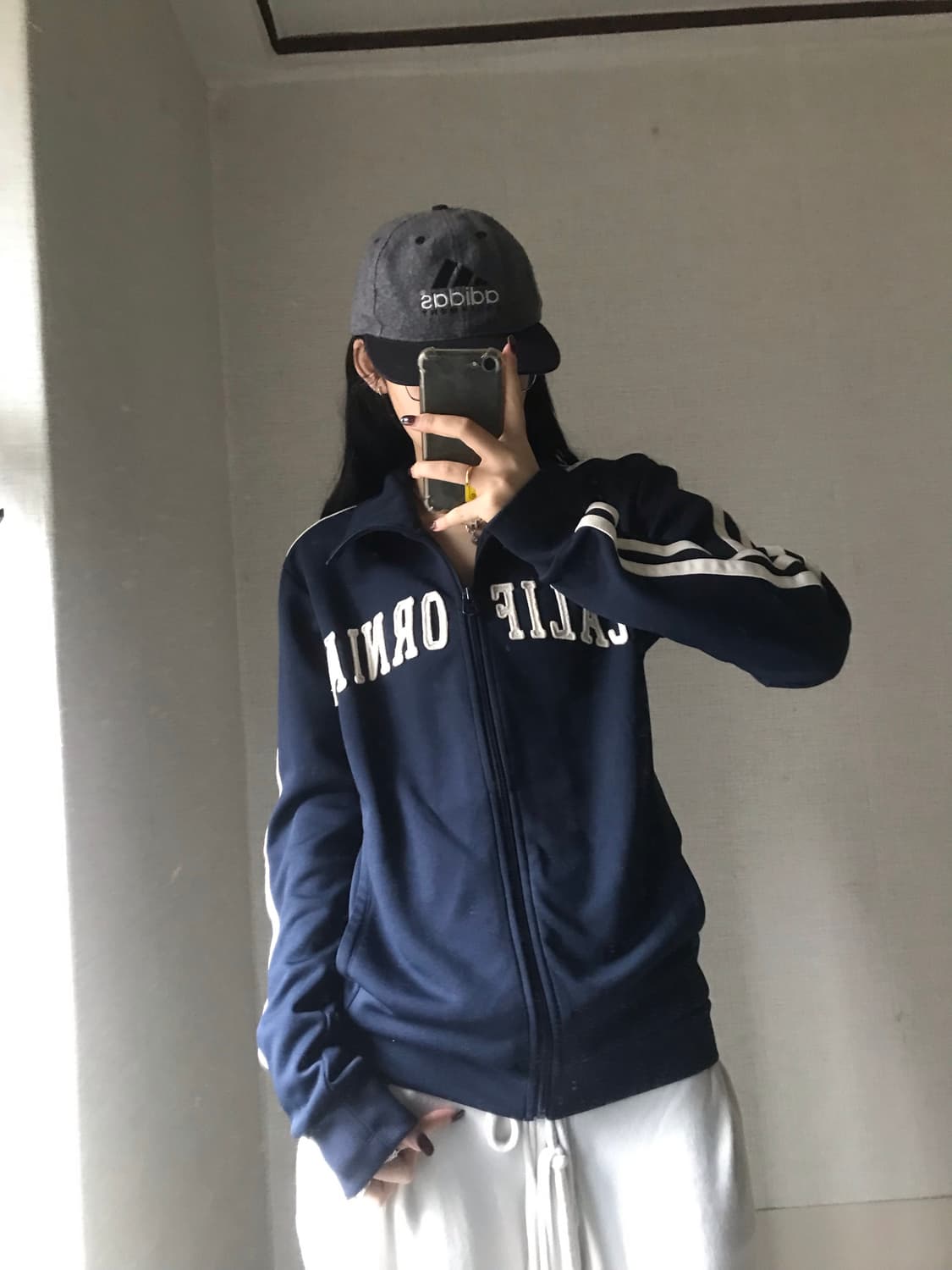 후아유 네이비 트랙 져지 상품이미지5