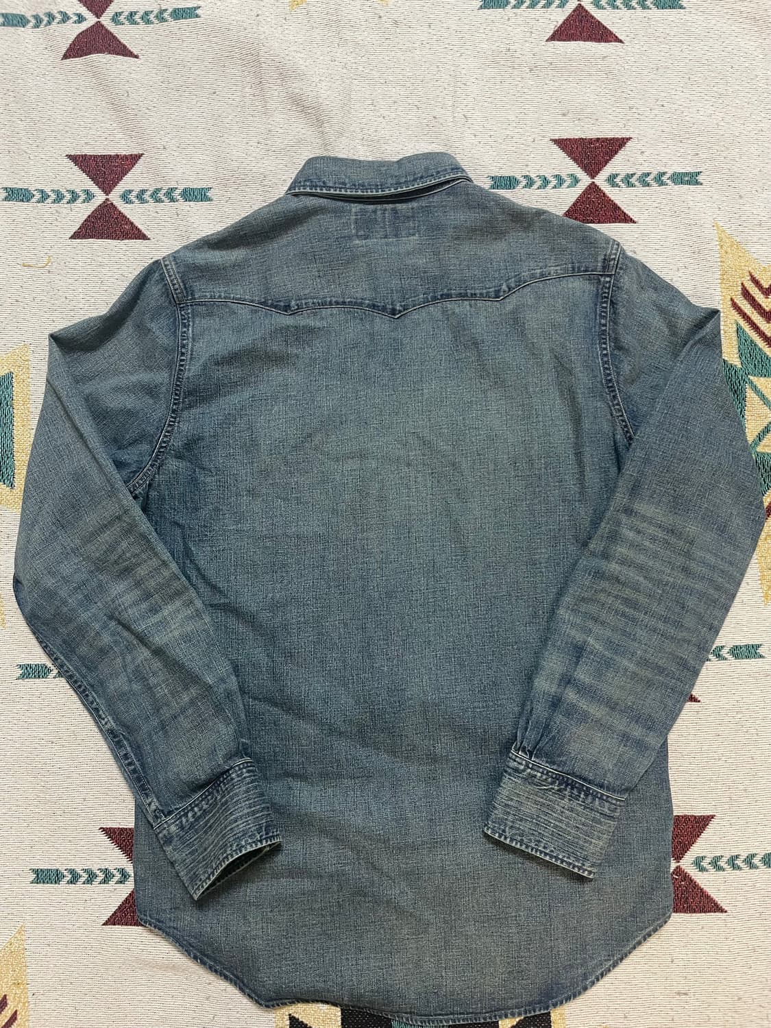 RRL 데님 웨스턴 셔츠(M) 상품이미지8