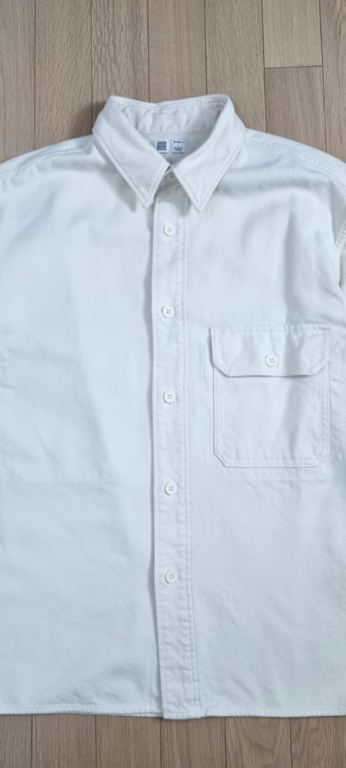 유니클로 X 르메르 프란넬 오버핏 셔츠 L _ 여성 상품이미지2