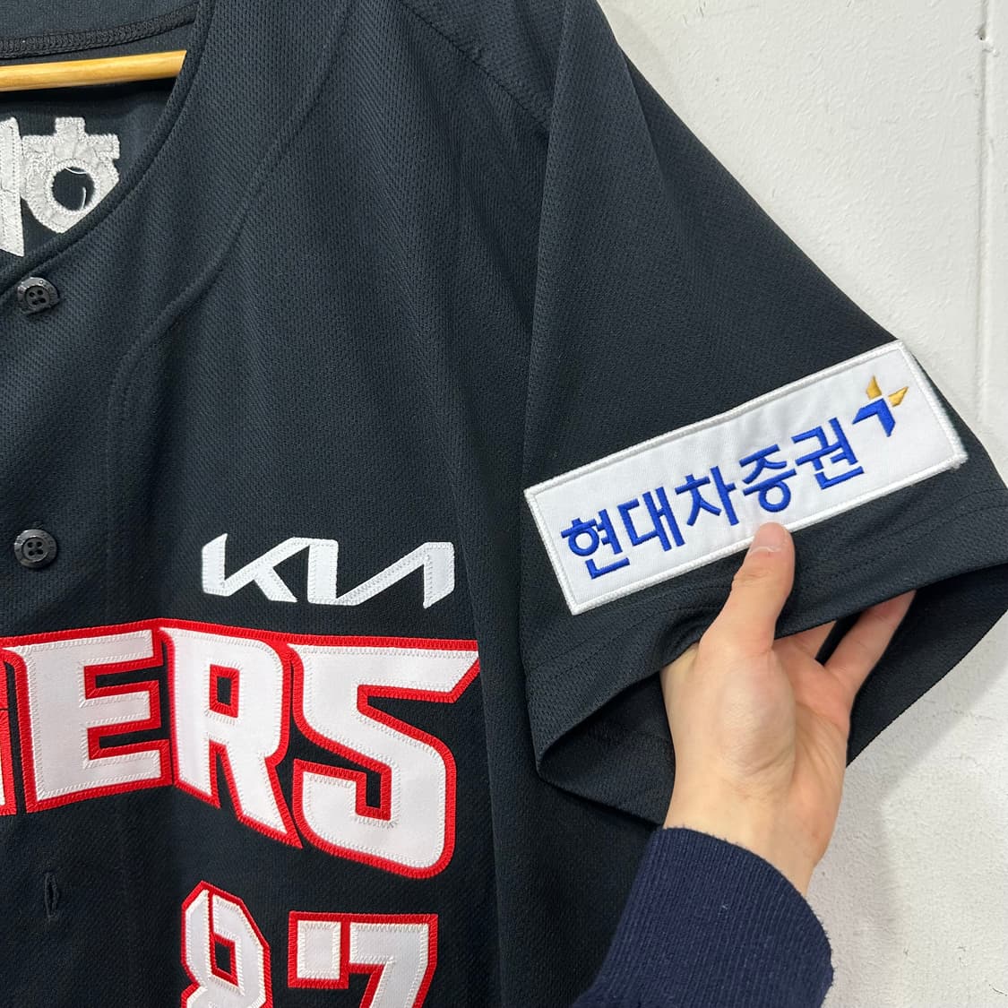 기아타이거즈 원정 어센틱 이해창 유니폼 상품이미지4