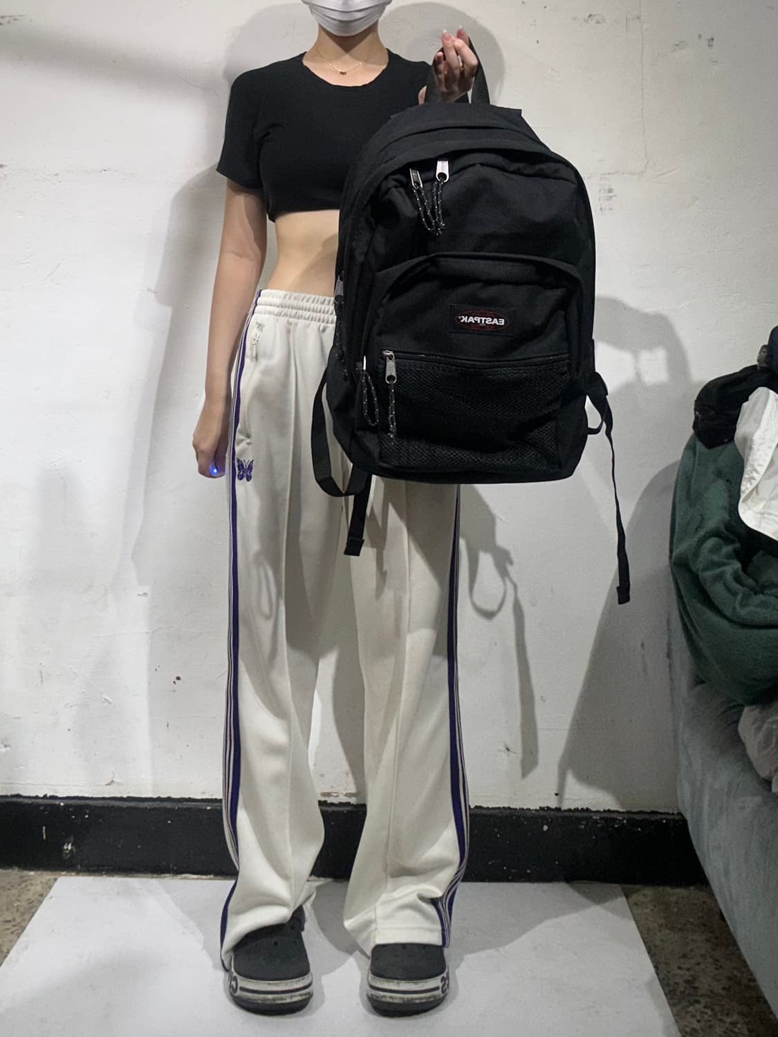 이스트팩 블랙 백팩 가방 상품이미지2