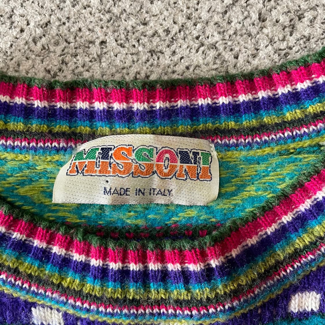 미쏘니 케이블 니트 상품이미지3