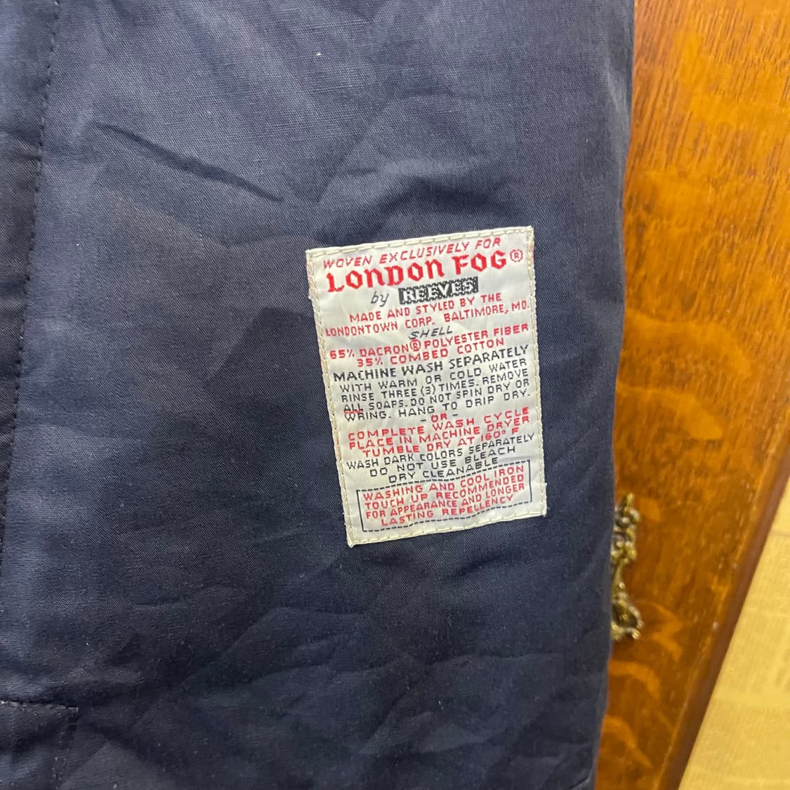 80's~90's 런던포그 해링턴자켓 상품이미지6