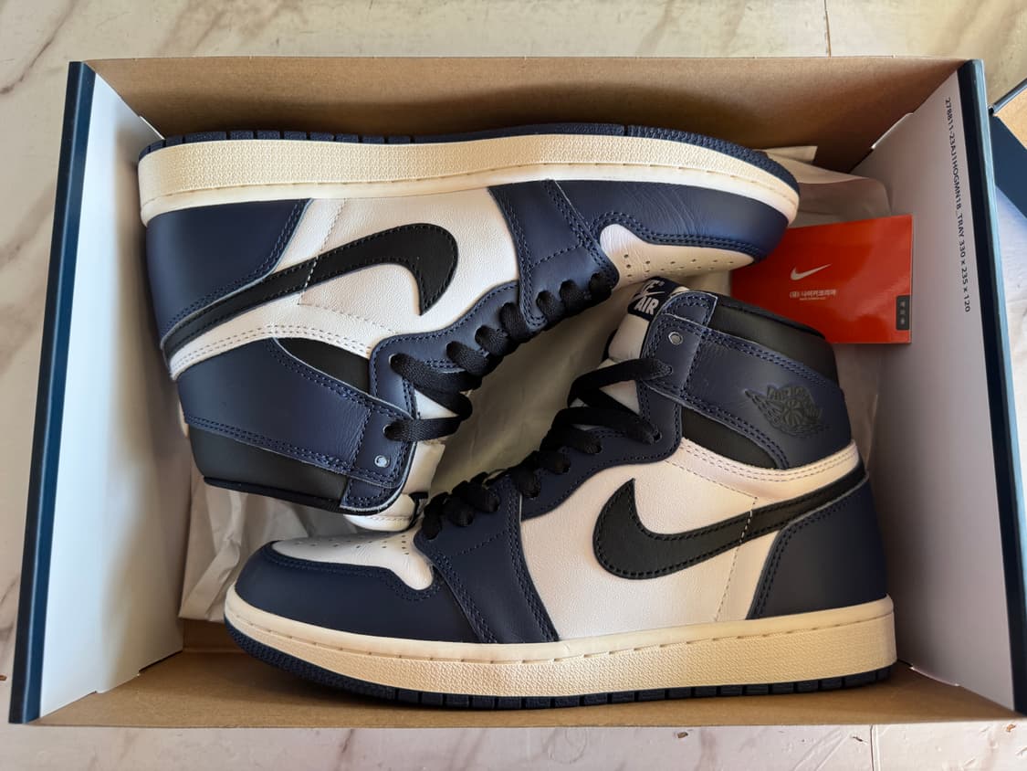 조던1 레트로 하이 OG 미드나잇 네이비 265 팝니다 상품이미지6