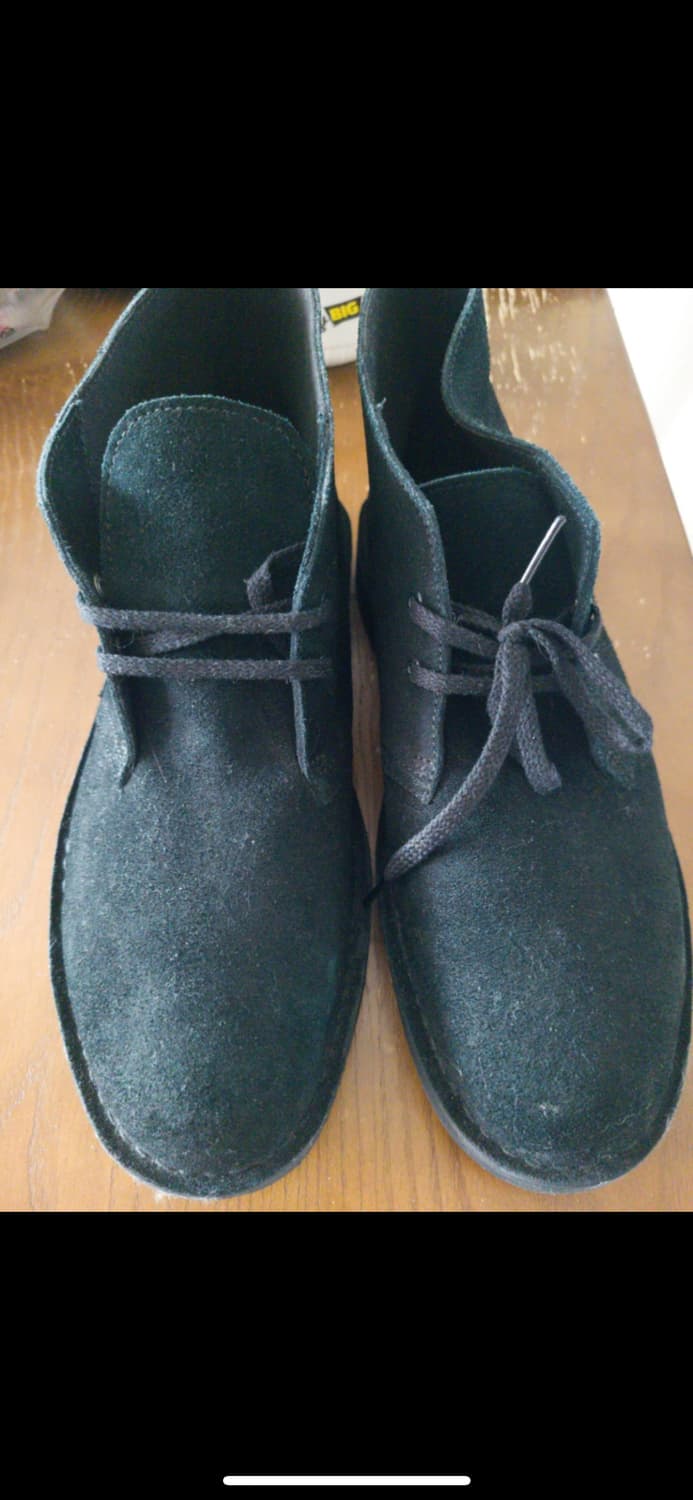 클락스 스웨이드 처카부츠 블랙 상품이미지2