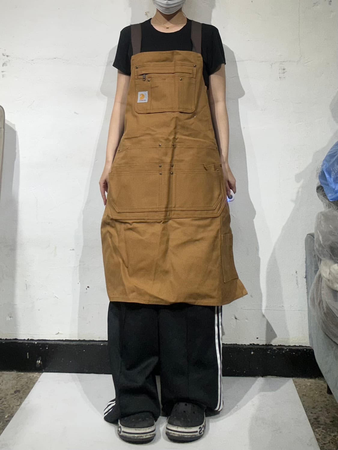 칼하트 된장 워크 로고 앞치마 자켓  상품이미지2