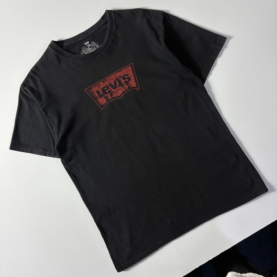 Levi's  리바이스 배트윙 로고 블랙 반팔 티셔츠  상품이미지2