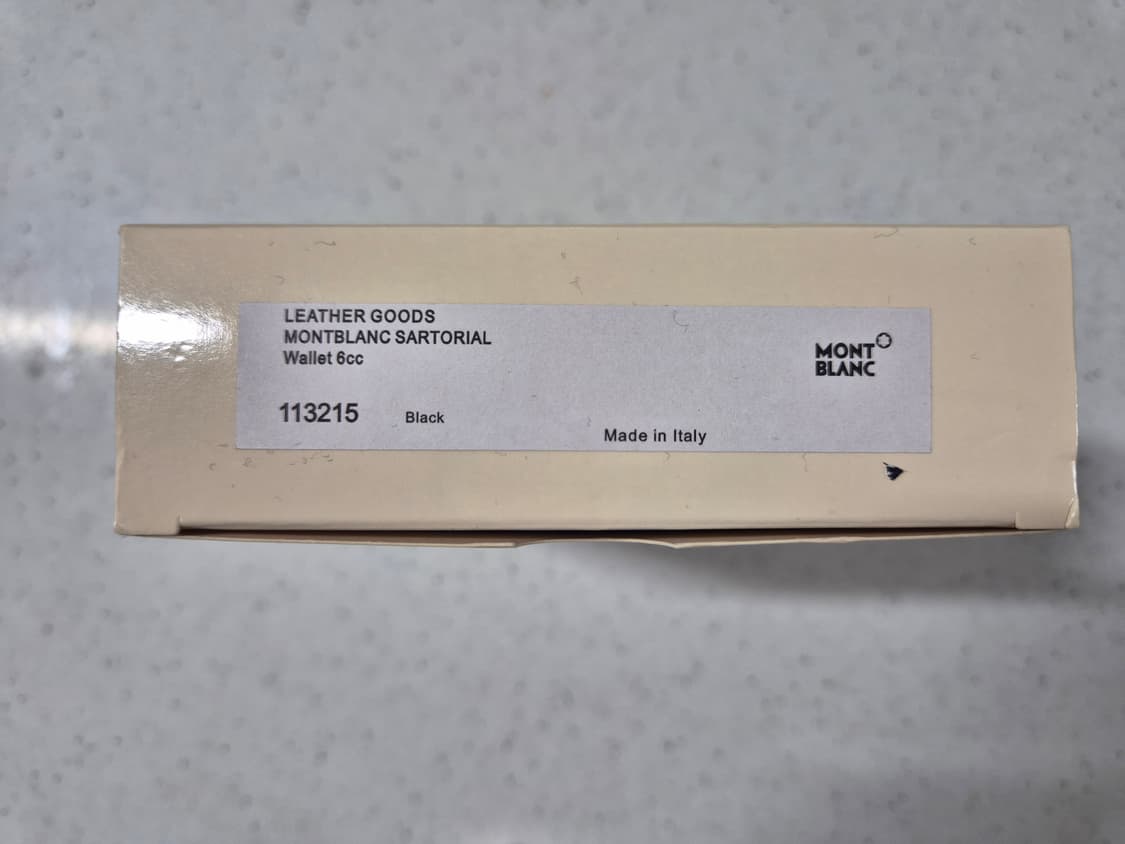 (새상품) 몽블랑 반지갑 사토리얼 8cc 113211 상품이미지9