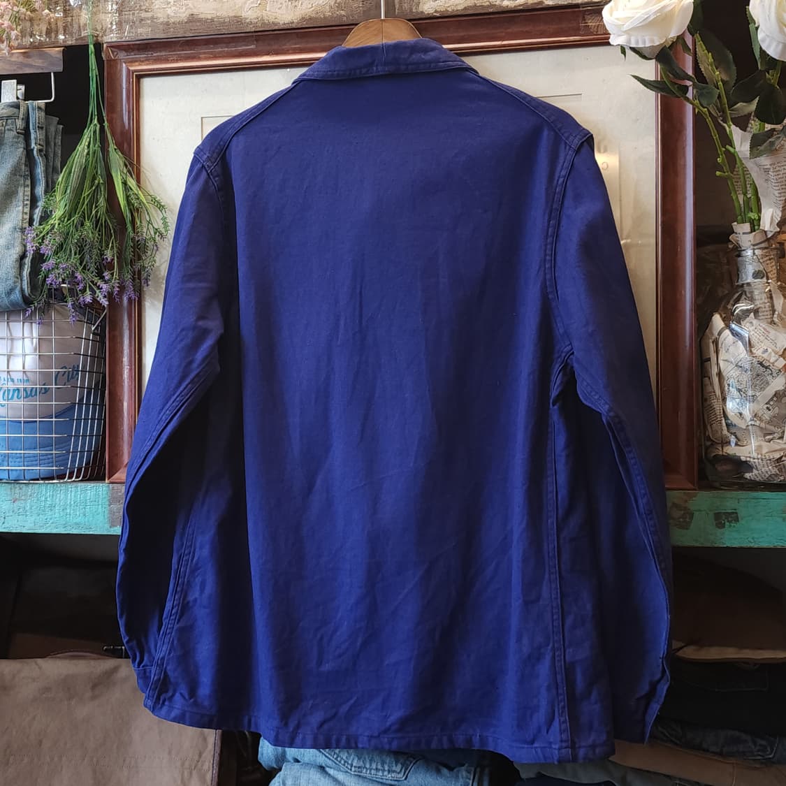 60s 프렌치 워크자켓 프렌치자켓 블루 워크자켓 48 상품이미지2