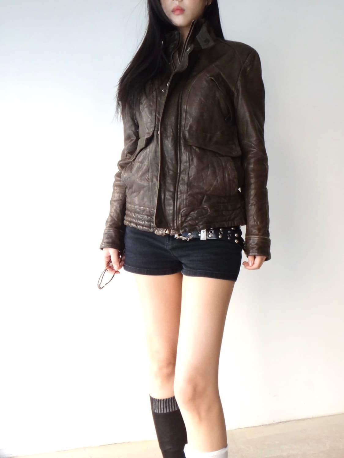 ZIOZIA bomber leather jacket 상품이미지7