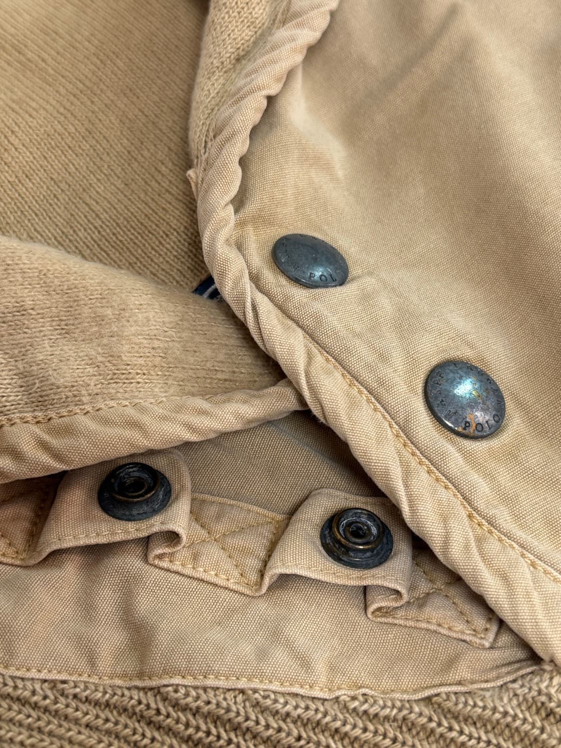 폴로 밀리터리 숄카라 니트 상품이미지3