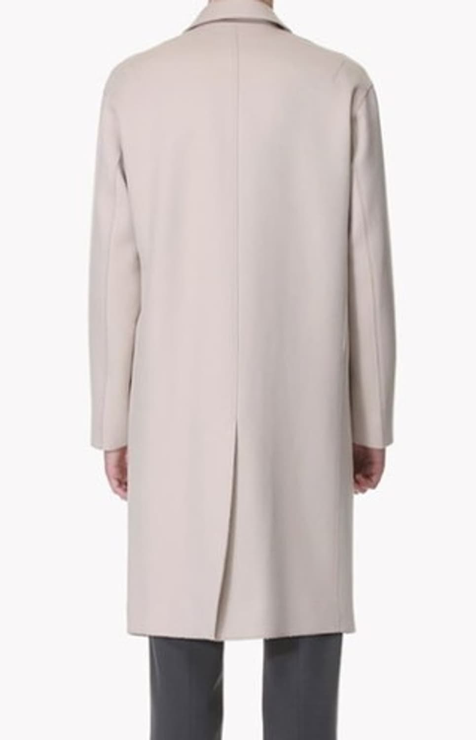 타임옴므 라이트베이지 캐시미어 세미오버핏 코트 95사이즈 상품이미지8