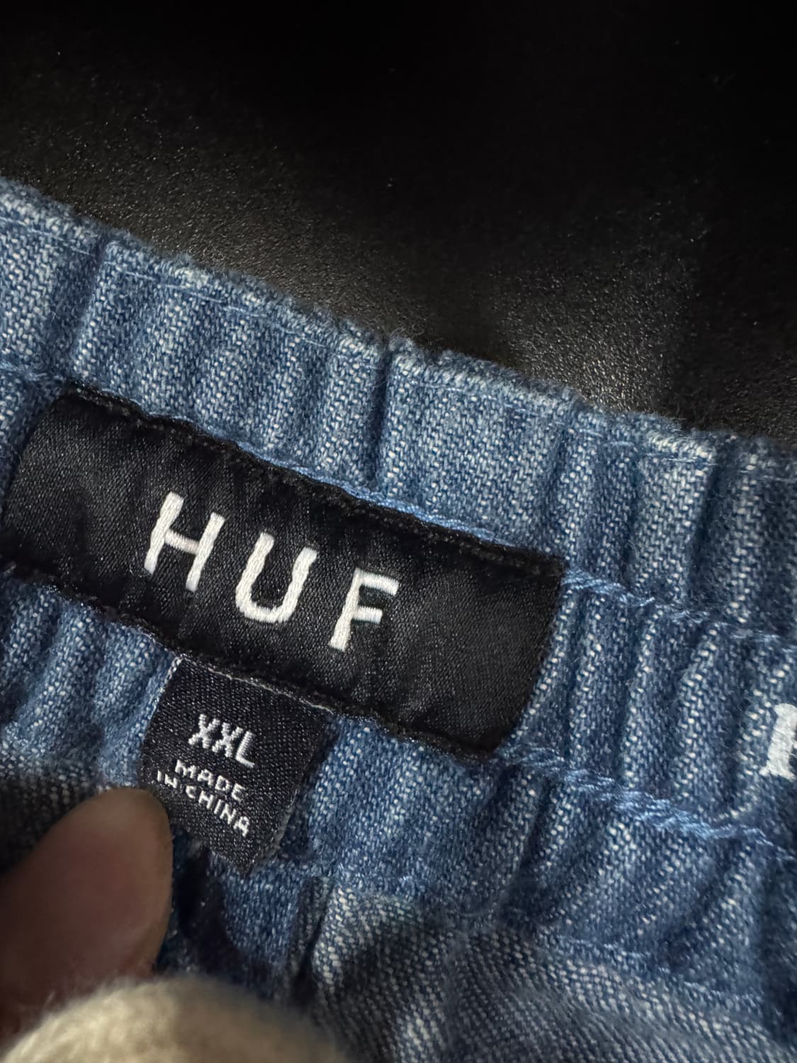 허프 HUF Fuck it 프린팅 밴딩 반바지 2XL 상품이미지5