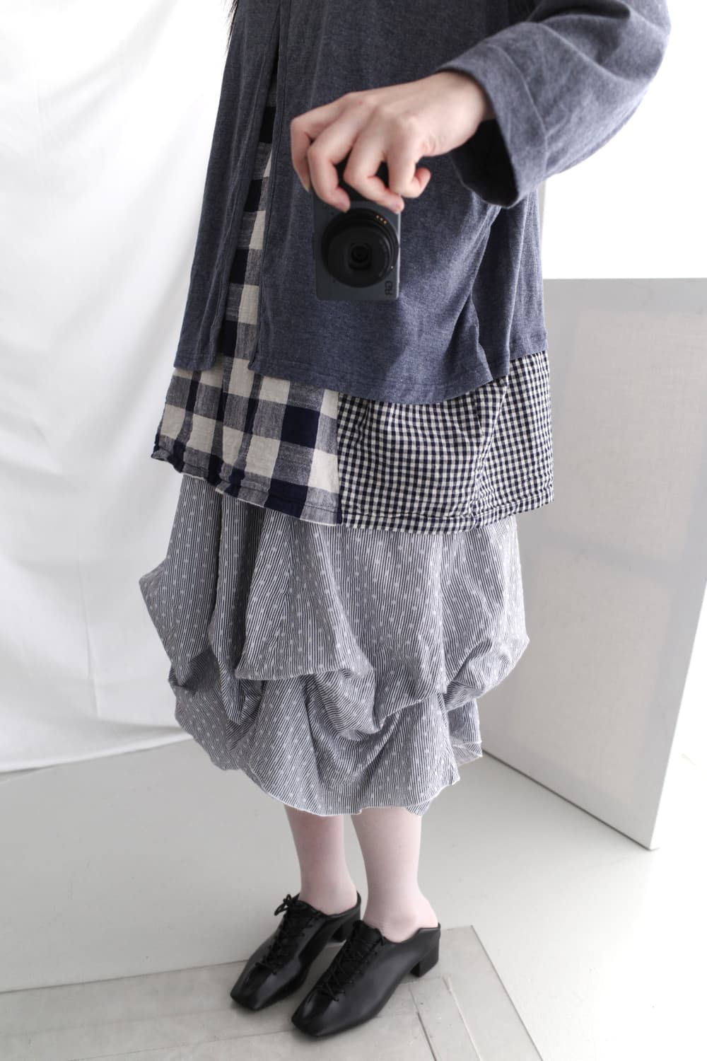 check layered long sleeve 상품이미지7