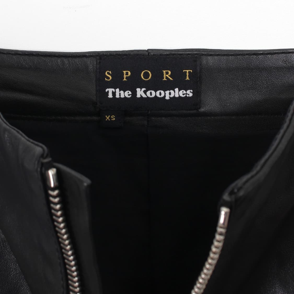 더 쿠플스 The Kooples 리얼 양가죽 지퍼 미니 스커트 상품이미지6