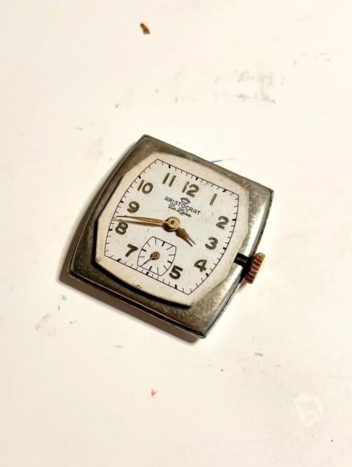 1930년대 빈티지 스위스 사각 수동 시계 엔틱 아르데코 금장 SWISS 상품이미지7