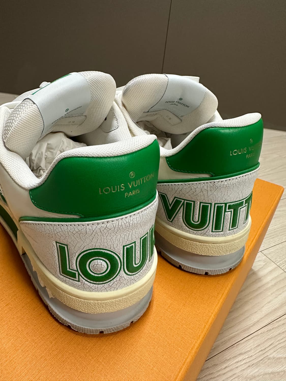 루이비통 버질아블로 그린 트레이너  8 1/2  상품이미지4