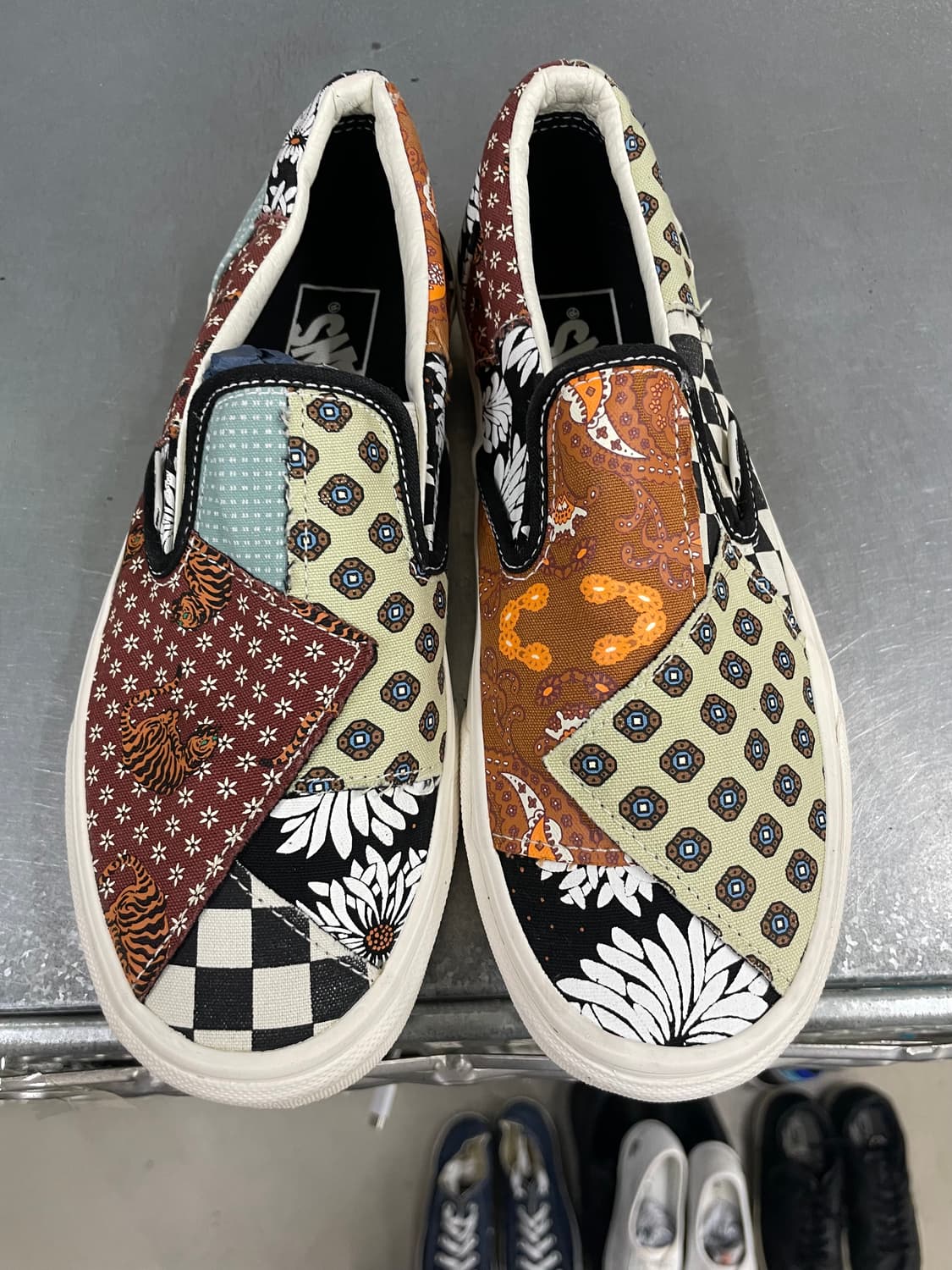 반스 슬립온 타이거 패치워크 245 (gr-4624) 상품이미지5