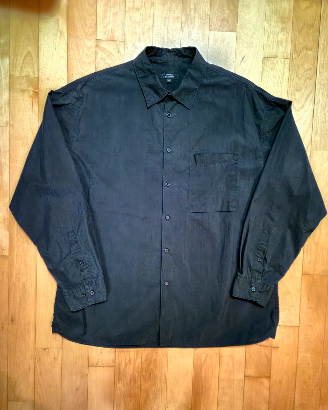 무신사 스탠다드 시티 레저 셔츠 XL 블랙 상품이미지1