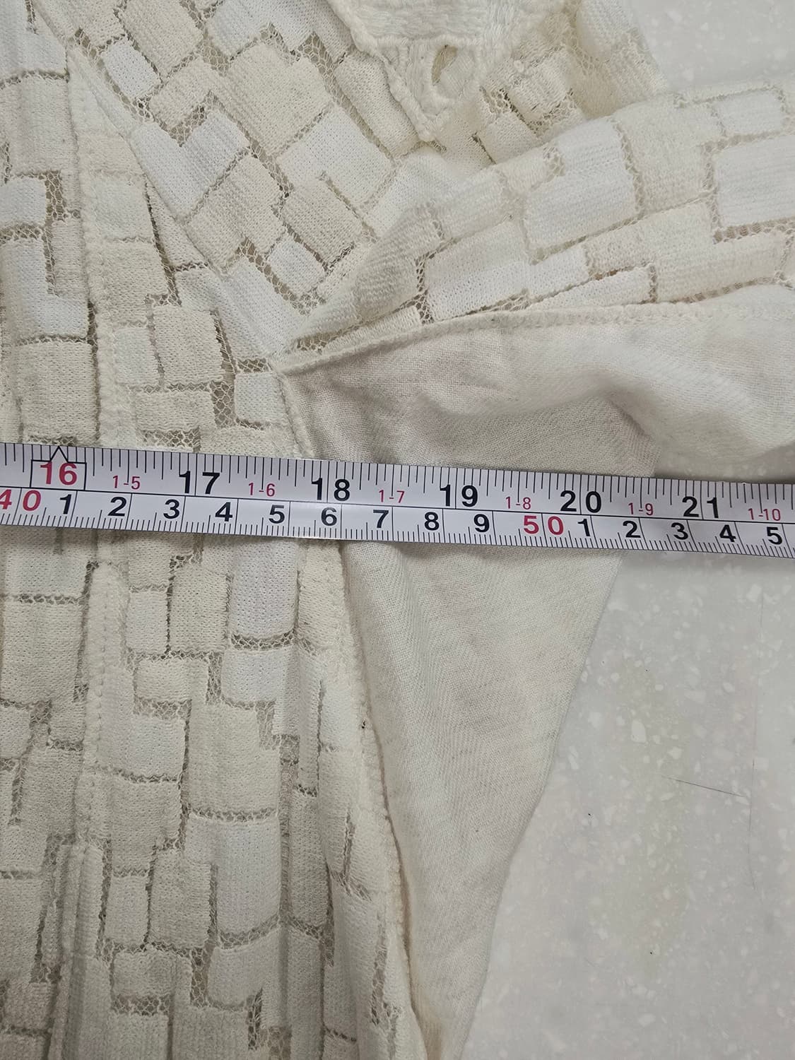 타임  펀칭 아이보리 자켓 상품이미지6