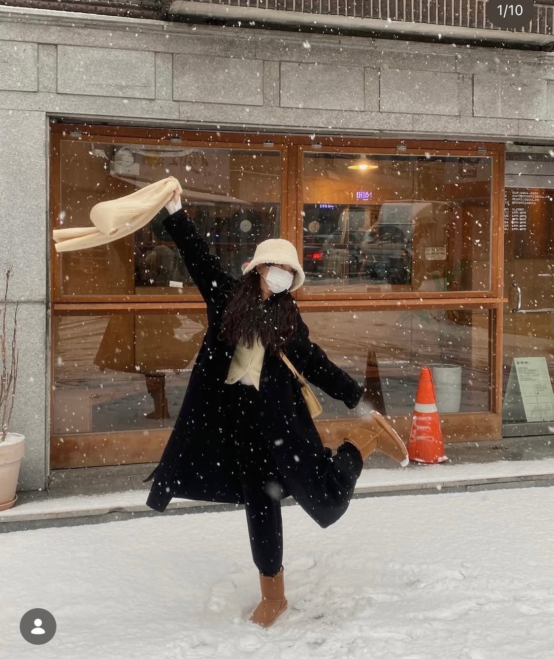 유리에 핸드메이드 코트 상품이미지4