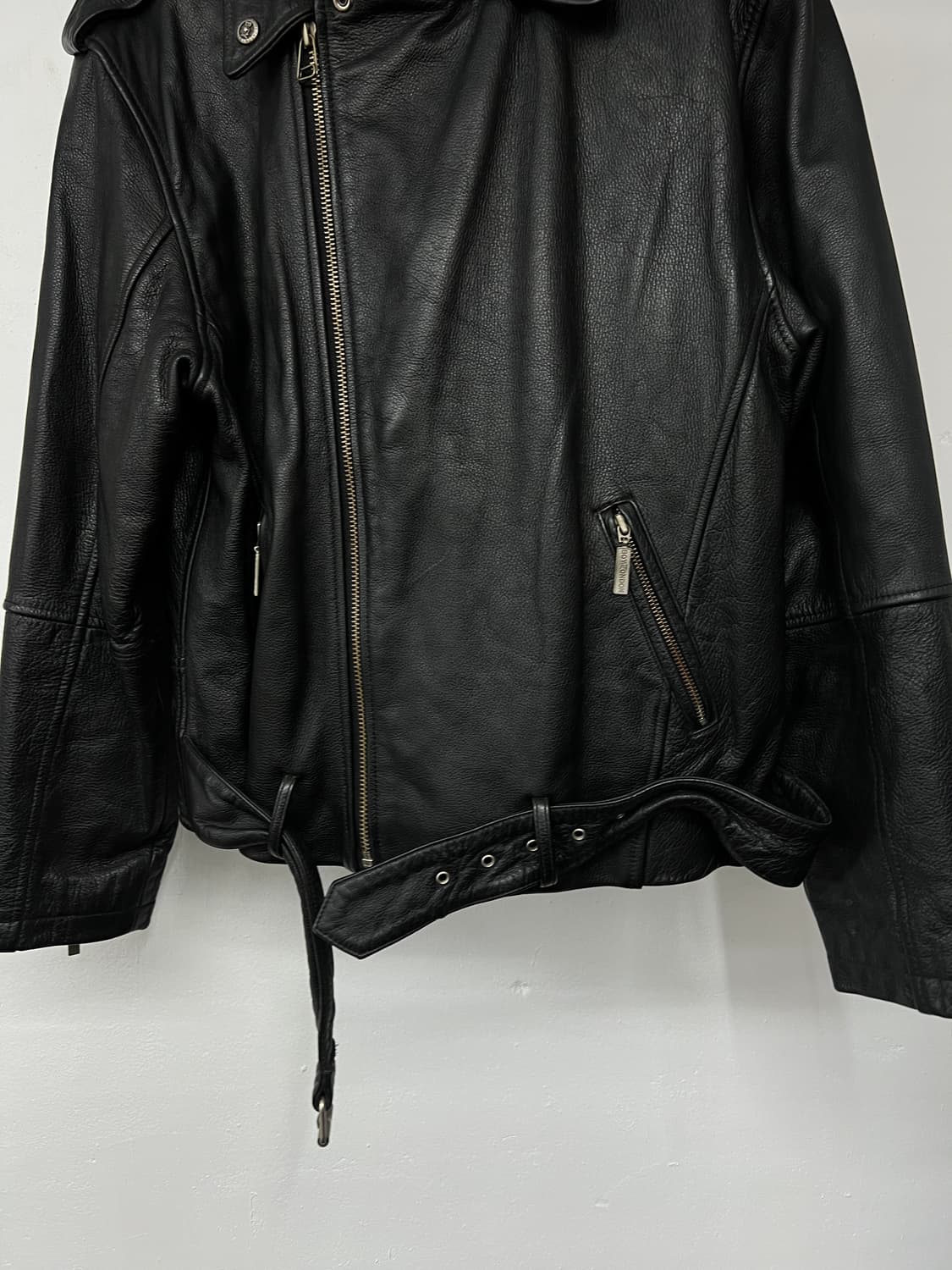 90s 보이런던 사선 라이더 자켓 상품이미지5