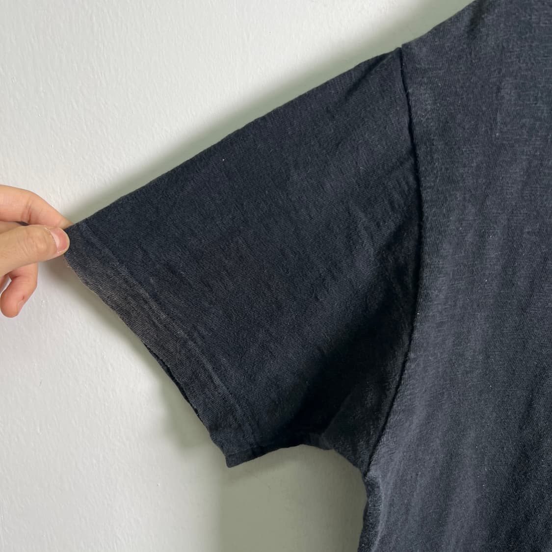 jpn vtg 빈티지 블랙 오리엔탈 프린팅 반팔 티셔츠 L 상품이미지7