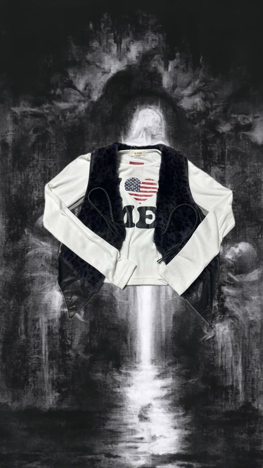 Gyaru leopard set 갸루 레오파드 셋 상품이미지1