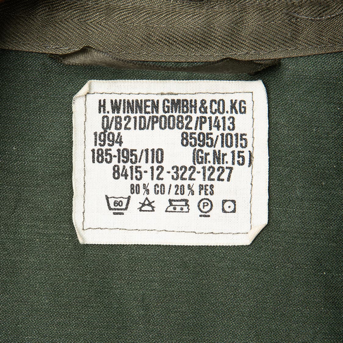 [105] 90s 독일군 오리지널 밀리터리 플렉탄 파카  상품이미지8