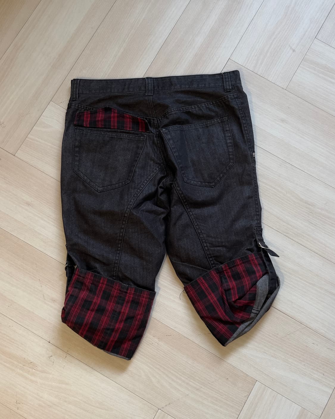 [SEMANTIC DESIGN] two button check denim 상품이미지5