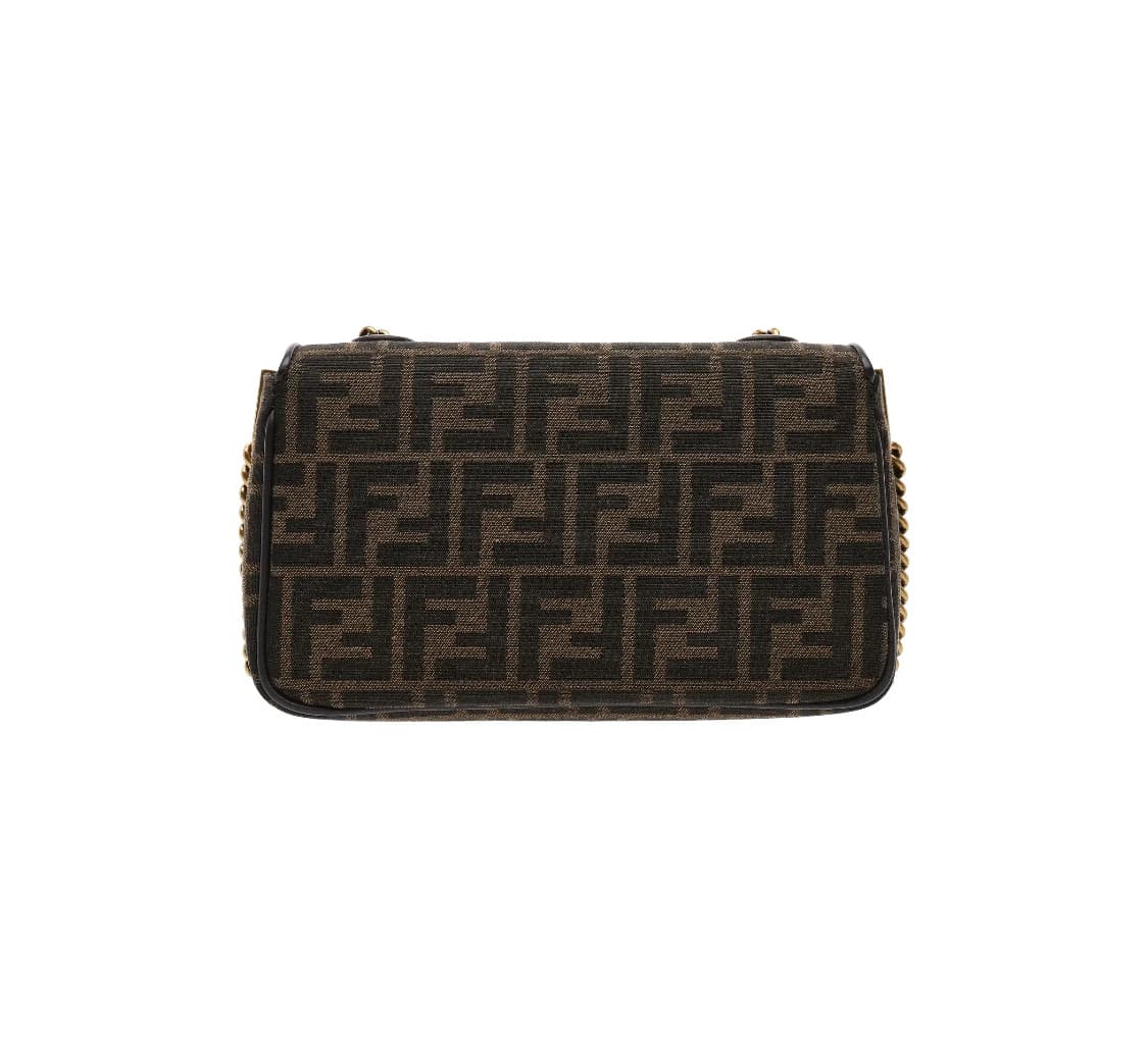 [S급] 펜디 바게트 FF 자카드 패브릭 미디 브라운 판매합니다!!! 상품이미지3