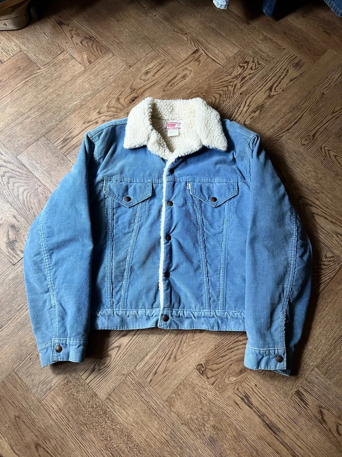 [M]70's 리바이스 USA  코듀로이 쉐르파 트러커 자켓 상품이미지1