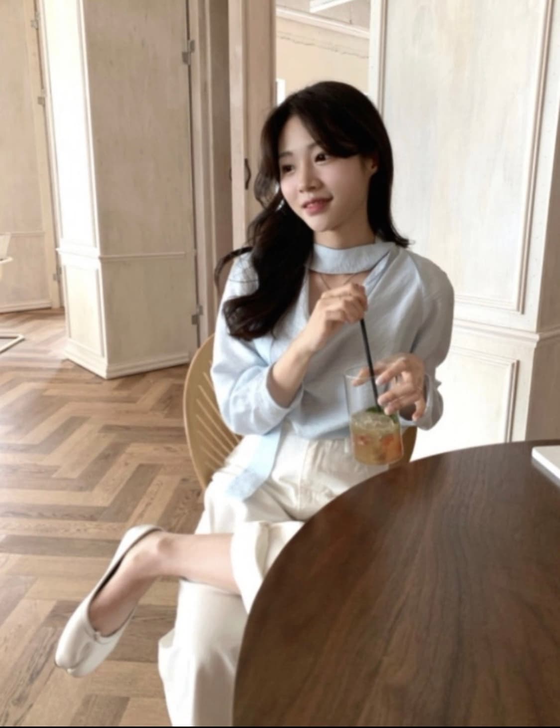 레이지샵 메이 타이 블라우스 상품이미지2