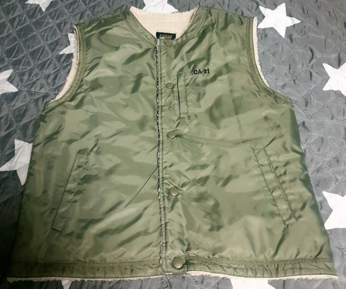 후아유 USA 리버시블 후리스 패딩 조끼 베스트 (XL) 상품이미지2