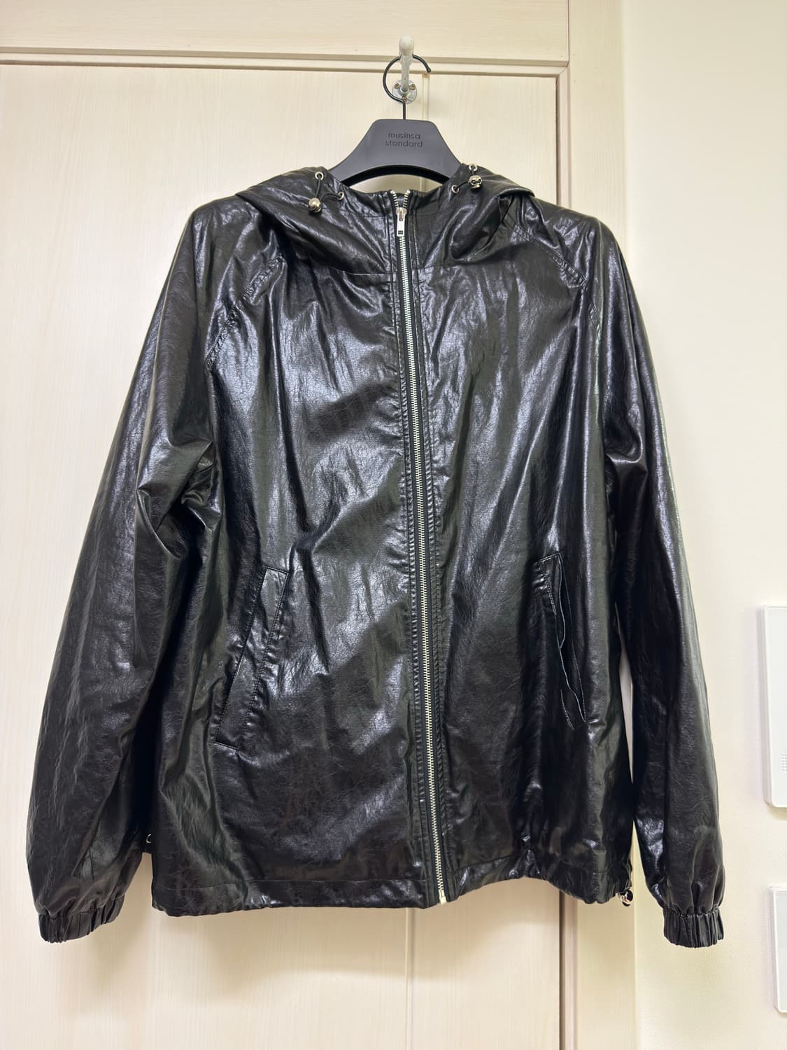 바스틱 라이트 후디 레더 자켓 상품이미지1