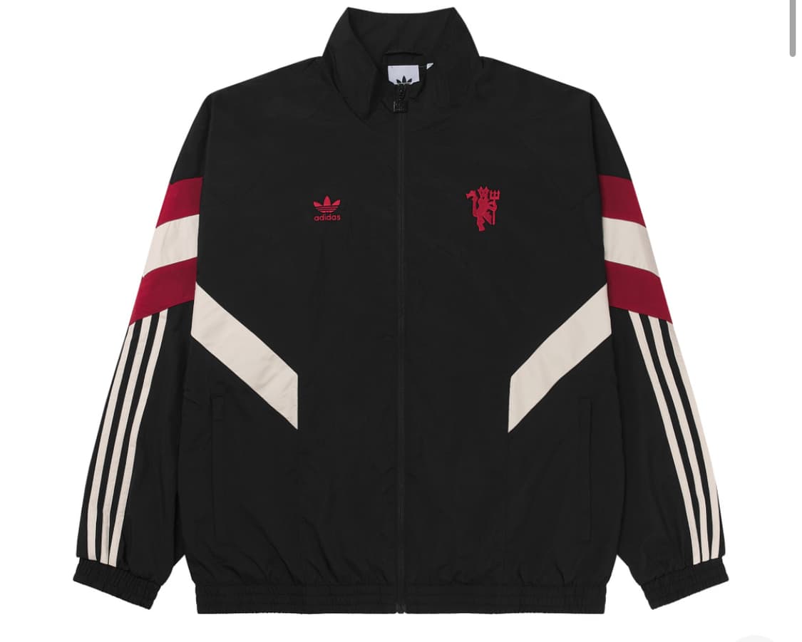 [L]아디다스 맨체스터 유나이티드 오리지널스 트랙탑 블랙 레드  상품이미지1