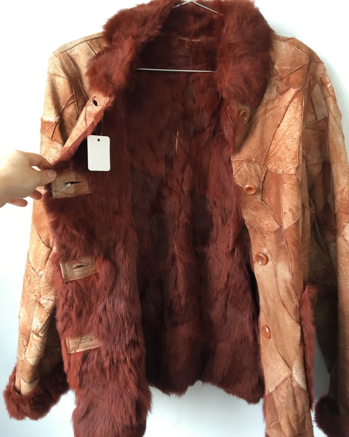 rabbit fur patch work mustang 상품이미지4